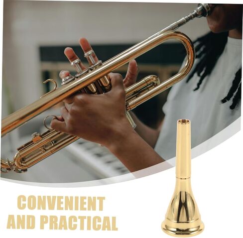 BESPORTBLE Copper French Horn Mouthpiece Metal Replacement Accessory for Beginners Professionals Durable Design for Concerts Performances Enhances Instrument Performance in Kuwait