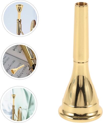 BESPORTBLE Copper French Horn Mouthpiece Metal Replacement Accessory for Beginners Professionals Durable Design for Concerts Performances Enhances Instrument Performance in Kuwait
