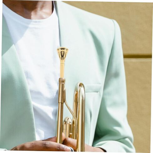 BESPORTBLE Copper Horn Mouthpiece Durable Metal Replacement Accessory for French Horn Fit Elegant Design Practical and Sturdy for Beginners and Musicians in Kuwait