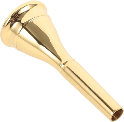 TOYANDONA Portable French Horn Mouthpiece Plated Brass Horn Accessory for Enhanced Performance Music Instrument Supplies for Daily Use Smooth Finish for Confidence in Play in Kuwait