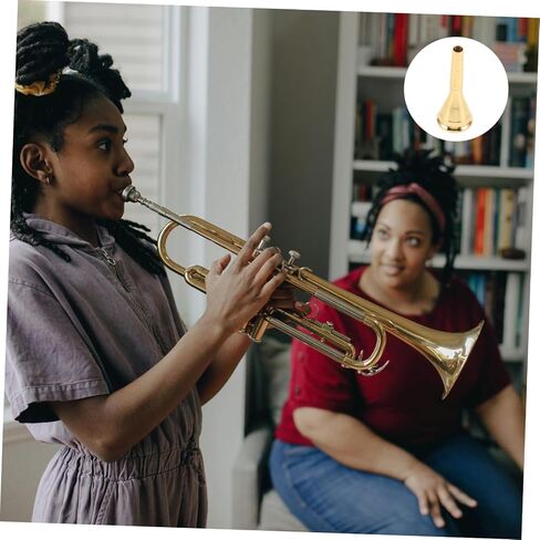 TOYANDONA Portable French Horn Mouthpiece Plated Brass Horn Accessory for Enhanced Performance Music Instrument Supplies for Daily Use Smooth Finish for Confidence in Play in Kuwait