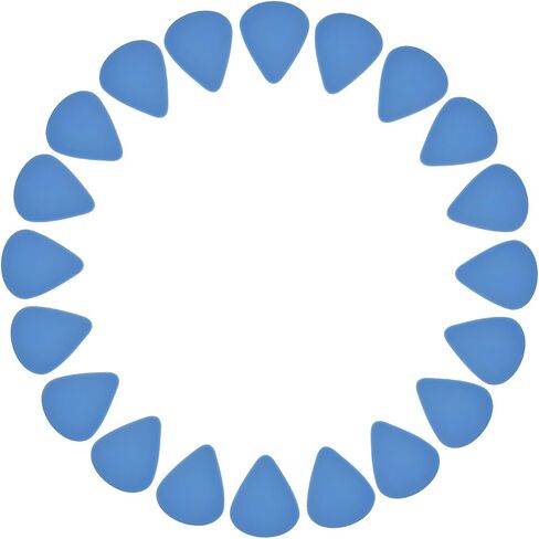 اعواد جيتار MECCANIXITY، 40 قطعة بسمك 0.81 مم سميكة غير لامعة غير قابلة للانزلاق ريشة جيتار باس من أجل القيثارة الكهربائية الصوتية، أبيض in Kuwait