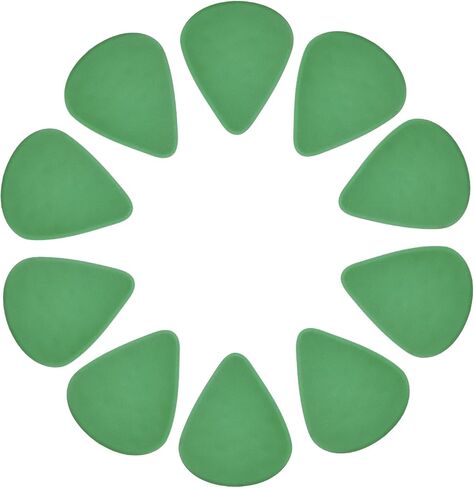 اعواد جيتار MECCANIXITY، 40 قطعة بسمك 0.81 مم سميكة غير لامعة غير قابلة للانزلاق ريشة جيتار باس من أجل القيثارة الكهربائية الصوتية، أبيض in Kuwait