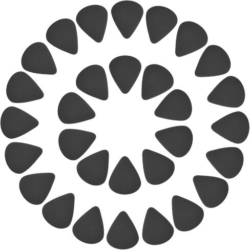اعواد جيتار MECCANIXITY، 40 قطعة بسمك 0.81 مم سميكة غير لامعة غير قابلة للانزلاق ريشة جيتار باس من أجل القيثارة الكهربائية الصوتية، أبيض in Kuwait
