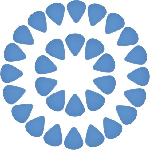اعواد جيتار MECCANIXITY، 40 قطعة بسمك 0.81 مم سميكة غير لامعة غير قابلة للانزلاق ريشة جيتار باس من أجل القيثارة الكهربائية الصوتية، أبيض in Kuwait