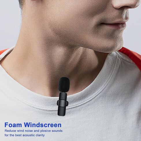 8-Piece Lavalier Microphone Windscreen Set - Plush windscreen and Sponge Cover for mini Microphones to Reduce Noise During podcasts, interviews, Live Streams, and More. (for 8mm Microphones) in Saudi Arabia