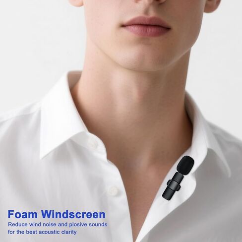 8-Piece Lavalier Microphone Windscreen Set - Plush windscreen and Sponge Cover for mini Microphones to Reduce Noise During podcasts, interviews, Live Streams, and More. (for 8mm Microphones) in Saudi Arabia
