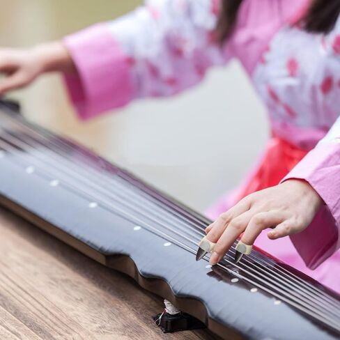 FRCOLOR مجموعتان من أغطية حماية الأظافر Guzheng من السيليكون لحماية أظافر الأصابع واليد اليمنى اليسرى للبالغين وإكسسوارات ممارسة اللعب Guzheng in Kuwait