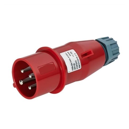 موصل صناعي IP44 مقاوم للرذاذ TYP233 16A/4-pin 380V pin in Kuwait
