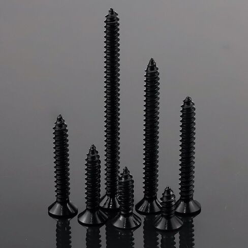 50 قطعة #10 × 1-3/4 بوصة سوداء 304 SS Torx براغي معدنية ذات رأس مسطح مع لقمة | تتضمن 50 مم S2 بت، 18-8 من الفولاذ المقاوم للصدأ، مطلي باللون الأسود، براغي ذات رأس غاطس ذات 6 شحمة in Kuwait