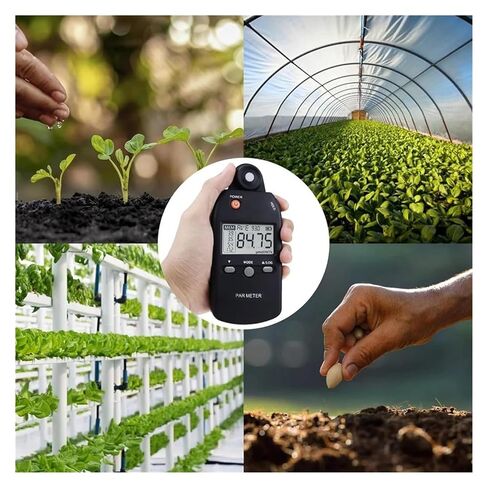 مقياس الطيف، 400-700 نانومتر الطول الموجي المحمول تدفق الضوء متر مقياس إشعاع الضوء PPFD قياس شدة الضوء مطياف الإضاءة متر in Kuwait