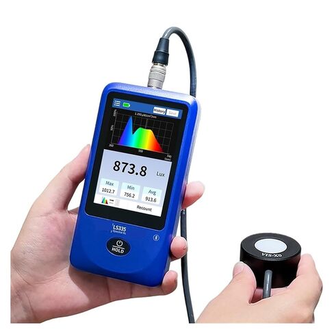 مقياس الطيف، LS335 مقياس الإضاءة الطيفية مع شاشة لمس ملونة مقاس 3.5 بوصة للحدائق المنزلية ومصانع النباتات والأبحاث الزراعية in Kuwait