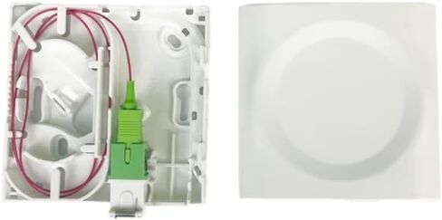 مجموعة صناديق PTO أحادية الوضع SC/FTTH، قابس ألياف بصرية للحائط SC محايد بدون علامات 40 قطعة in Kuwait