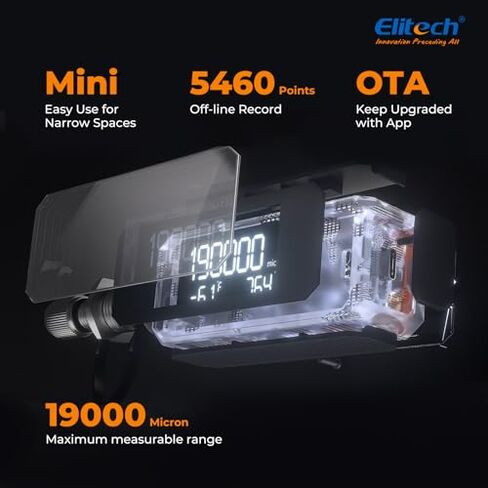 مجموعة أدوات التشخيص والإخلاء الذكية من Elitech - PT-500PRO+ أجهزة قياس الضغط العالي المنخفضة وPT-800PRO+ مع مقياس فراغ VGW-Mini - تسخين تلقائي/تبريد فرعي، مجموعة متعددة للتحكم في التطبيق لإصلاح التيار المتردد in Kuwait