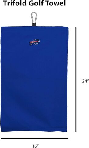 NORTHWEST Buffalo Bills NFL Team Logo منشفة جولف من الألياف الدقيقة ثلاثية الطي مقاس 16 × 24 بوصة in Kuwait