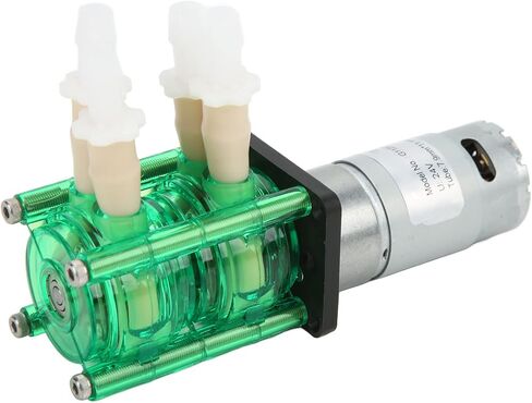 مضخة تمعجية عالية مضخة جرعات سائلة مزدوجة الرأس للتجربة، المختبر، 700 مل دقيقة (DC12V) in Kuwait