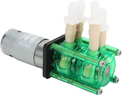 مضخة تمعجية عالية مضخة جرعات سائلة مزدوجة الرأس للتجربة، المختبر، 700 مل دقيقة (DC12V) in Kuwait