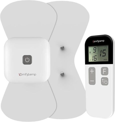Comfytemp Wireless TENS Unit Muscle Stimulator for Pain Relief Therapy, Relieve Sciatica Rechargeable TENS Machine for Pain Management, Portable TENS Device for Back, Shoulder, Cramps Pain Relief in Kuwait