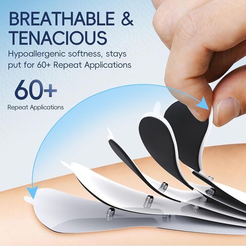 Comfytemp Wireless TENS Unit Muscle Stimulator for Pain Relief Therapy, Relieve Sciatica Rechargeable TENS Machine for Pain Management, Portable TENS Device for Back, Shoulder, Cramps Pain Relief in Kuwait