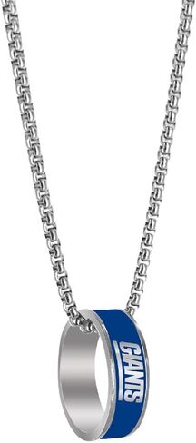 Aminco NFL New York Giants Fashion Ring Pendant Necklace in Kuwait