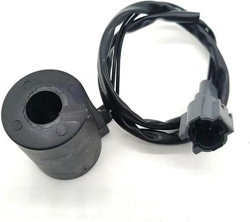 Used Compatible With Hitachi Travel Speed Solenoid Valve Coil, Inner Diameter 14mm, Height 47mm(12V DC) in Kuwait