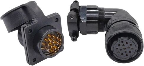 موصل YD28 4-pin 3P + E YD28K15T محرك مقبس حماية معدني (أخضر - 15 دبوس) in Kuwait