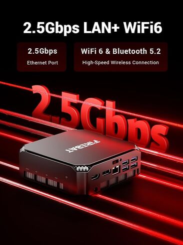 Oculink Mini PC Gaming 【A8】 ، Radeon 780M Graphics Card ، AMD Ryzen 8745HS (4.9GHz 8C/16T) ، 32GB (2X16GB) DDR5 RAM ، 1TB PCI in Kuwait