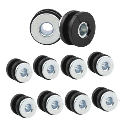 طقم حلقات مطاطية 10 قطع، مسمار حلقات مطاطية M6 للدراجة النارية، مجموعة حلقات مطاطية متنوعة ملحقات بديلة in Kuwait