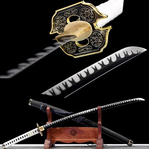 Handmade Anime Sword Katana Full Tang Sharp Real Samurai Sword in Kuwait