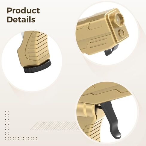 Alloy Champagne Gun, Gold Beer Shooter, Single-Handed Spray Dispenser, Pistol Style, Switch, Bottle Opener, Wine Stopper, Adult Party Accessories in Kuwait