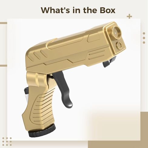 Alloy Champagne Gun, Gold Beer Shooter, Single-Handed Spray Dispenser, Pistol Style, Switch, Bottle Opener, Wine Stopper, Adult Party Accessories in Kuwait