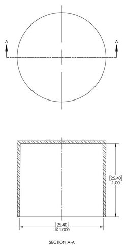 Caplugs SC-1 SC Series – Plastic Sleeve Cap for Tube Ends, 500 Pack, Red LD-PE, 1.000" W x 1.00" L Threaded and Non-Threaded Tubing, Rods, Masking, Painting, Plating, Grit-Blasting (99191279) in Kuwait