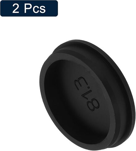 6 قطع من uxcell فتحات توصيل بيضاء، قابس زر مطاطي مقاوم للماء لزجاجات ثقب 36 مم / 1.4 بوصة، أغطية نهاية الأنابيب، سدادات مطاطية مرنة in Kuwait