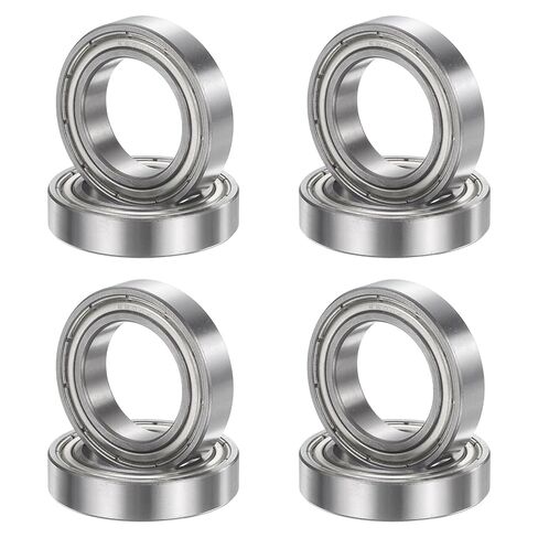uxcell 8Pcs 686ZZ 6mmx13mmx5mm Deep Groove Ball Bearings, Double Metal Shielded Bearing Steel ABEC5 High Performance for Industrial Machinery Precision Transmission, Silver in Kuwait