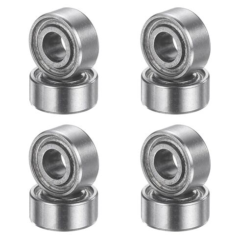 uxcell 8Pcs 686ZZ 6mmx13mmx5mm Deep Groove Ball Bearings, Double Metal Shielded Bearing Steel ABEC5 High Performance for Industrial Machinery Precision Transmission, Silver in Kuwait