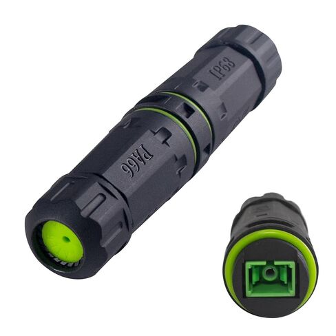 Danfetsoy IP68 SC موصل ألياف ضوئية أحادية مقاومة للماء، محول خارجي مقاوم للماء وصلة كابل الألياف البصرية لشاشات الإضاءة الخارجية للعطلات، كاميرات أمان IP، التطبيقات الصناعية in Saudi Arabia