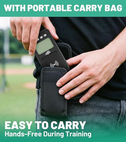 Baseball Speed Radar Gun with Tripod, Rotatable Radar for Pitching & Swing Training, Baseball Speed Gun, LCD Display, Handheld or Hands-Free Baseball Radar Speed Trainer in Kuwait