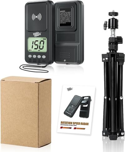 Baseball Speed Radar Gun with Tripod, Rotatable Radar for Pitching & Swing Training, Baseball Speed Gun, LCD Display, Handheld or Hands-Free Baseball Radar Speed Trainer in Kuwait