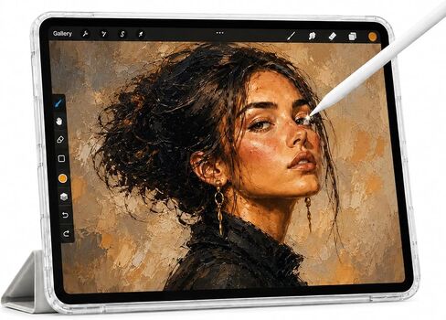 قرص رسم مستقل ، قرص فني رقمي مقاس 12 بوصة مع 4096 مستويات القلم القلم ، لا يوجد كمبيوتر مطلوب مع شاشة كاملة المصممة ، Android 15 ، Glass Glass ، 16+256 جيجابايت للفنان المبتدئين in Kuwait