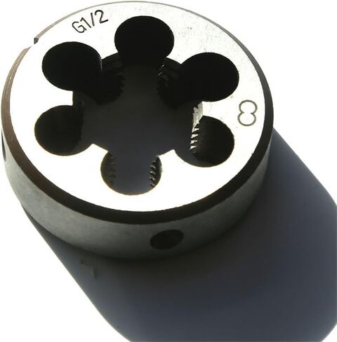 1PC 9Sicr Steel Made BSP Standard G1/2"-14 Pipe Manual Die Model Engineer Thread Maker for Pipe Inner Threading in Saudi Arabia