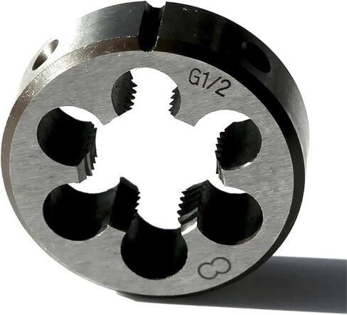1PC 9Sicr Steel Made BSP Standard G1/2"-14 Pipe Manual Die Model Engineer Thread Maker for Pipe Inner Threading in Saudi Arabia