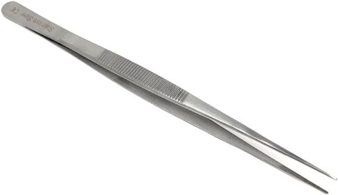 Stainless Steel General - Purpose Forceps with Fine Precision Tips - Assembly Tools (Straight Tips - 8") in Kuwait