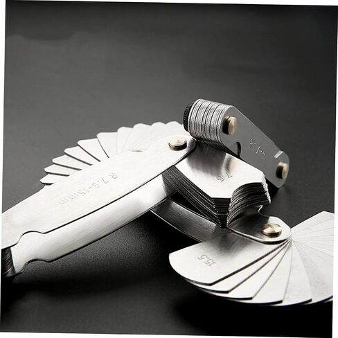 LIFKOME 2pcs Radius Gauge for Gauge Replacement Radius Concave Arc Measuring Tool in Kuwait