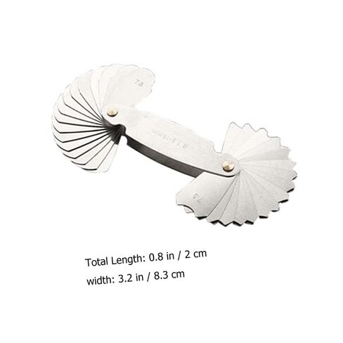 LIFKOME 2pcs Radius Gauge for Gauge Replacement Radius Concave Arc Measuring Tool in Kuwait