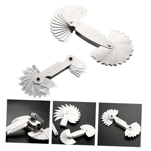LIFKOME 2pcs Radius Gauge for Gauge Replacement Radius Concave Arc Measuring Tool in Kuwait