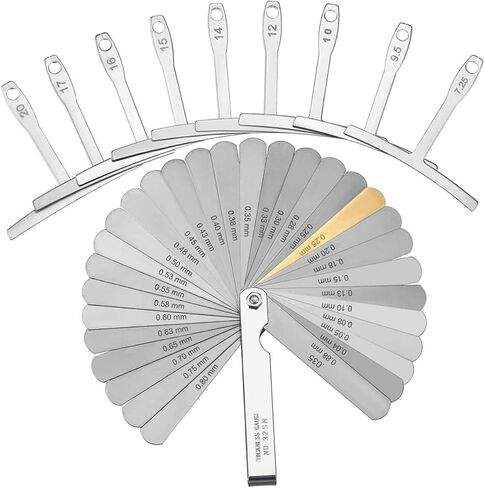 ERINGOGO Radius Measuring Gauge for Guitar Guitar Luthier Tool Understring Radius Gauge Set in Kuwait