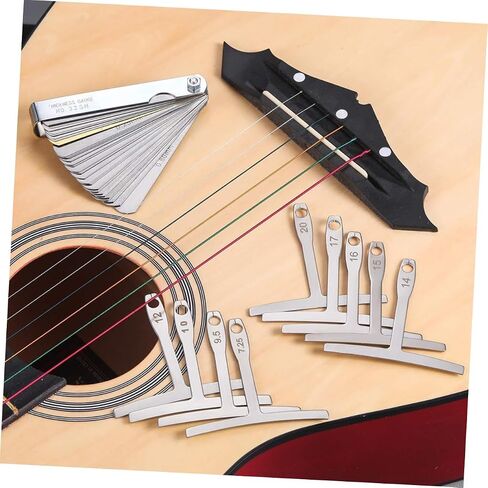 ERINGOGO Radius Measuring Gauge for Guitar Guitar Luthier Tool Understring Radius Gauge Set in Kuwait