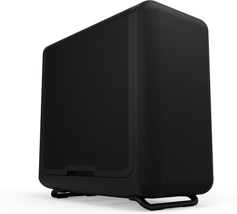 Hyte X50 Air - حافظة كمبيوتر ألعاب ATX Mid-Tower الحديثة الأداء - هيكل محسّن لتدفق الهواء العالي - لوحة شبكية صغيرة - زجاج صوتي مقسى - أسود داكن in Kuwait