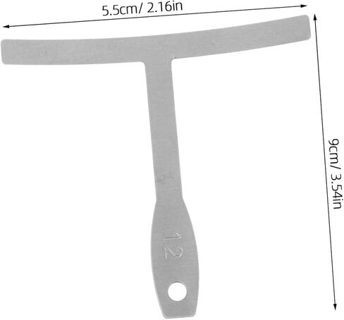 DECHOUS 1set Guitar Radius Gauge Set String Action Ruler Gauge for Guitar Setup in Kuwait