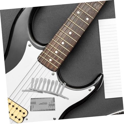 DECHOUS 1set Guitar Radius Gauge Set String Action Ruler Gauge for Guitar Setup in Kuwait